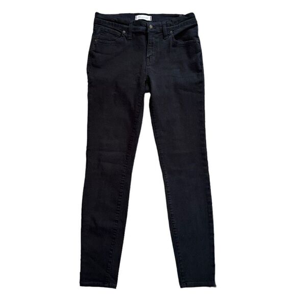 Madewell Black 8” Skinny Jeans Size 28 - Picture 1 of 11
